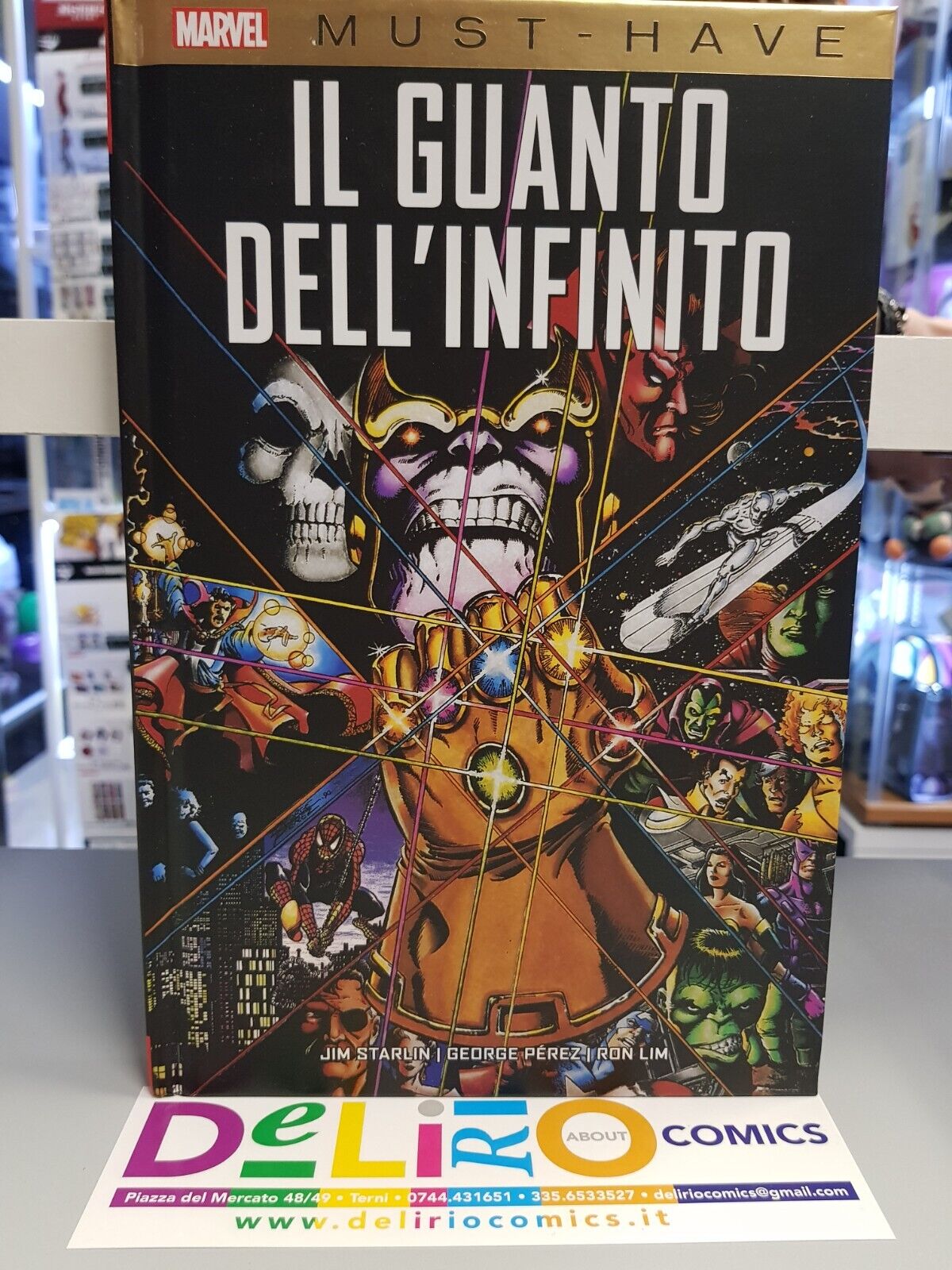 MARVEL MUST HAVE - IL GUANTO DELL'INFINITO Ed. PANINI COMICS SCONTO 5%