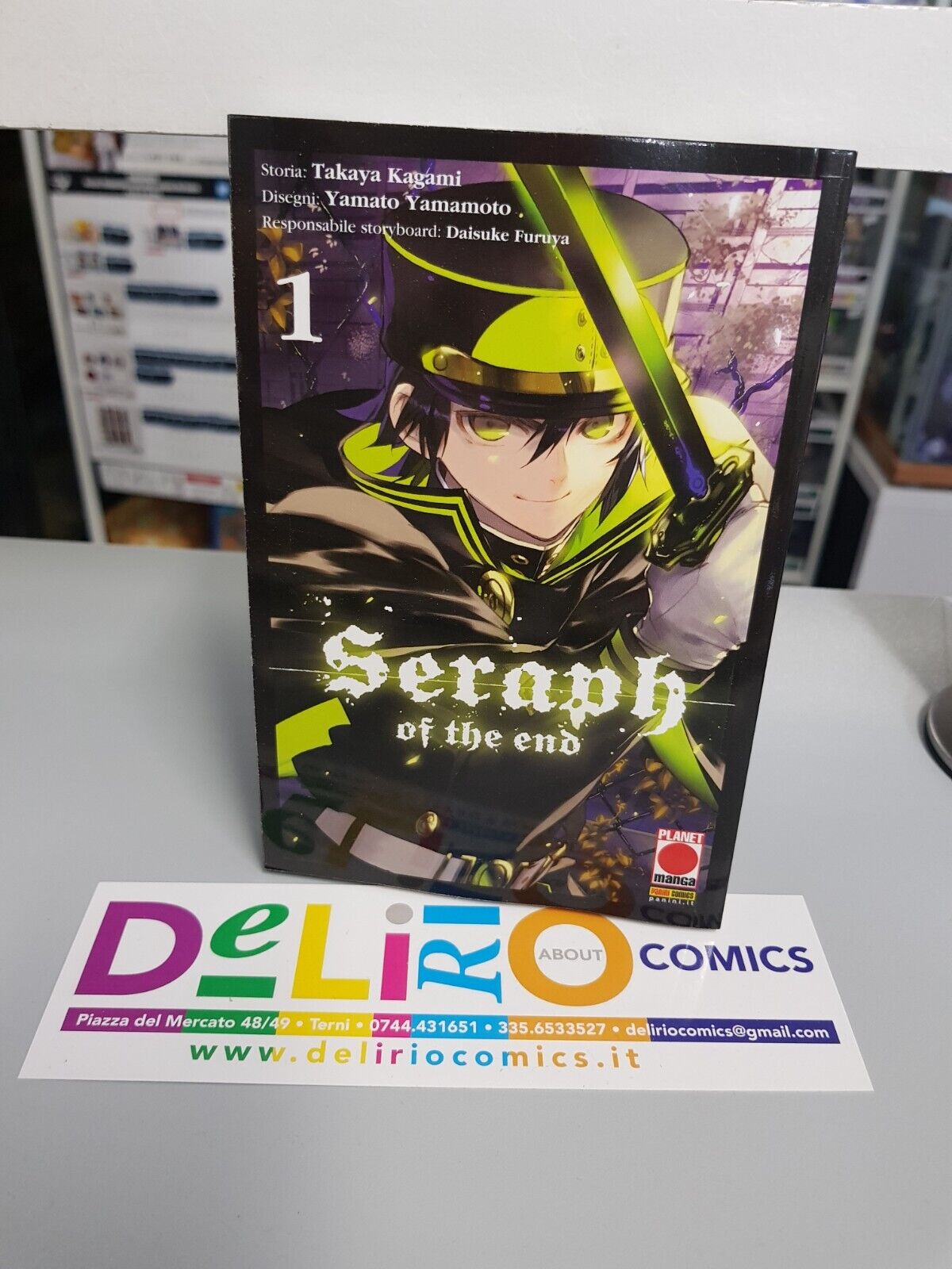 SERAPH OF THE END N.1 (QUARTA RISTAMPA) Ed.PLANET MANGA SCONTO 5%