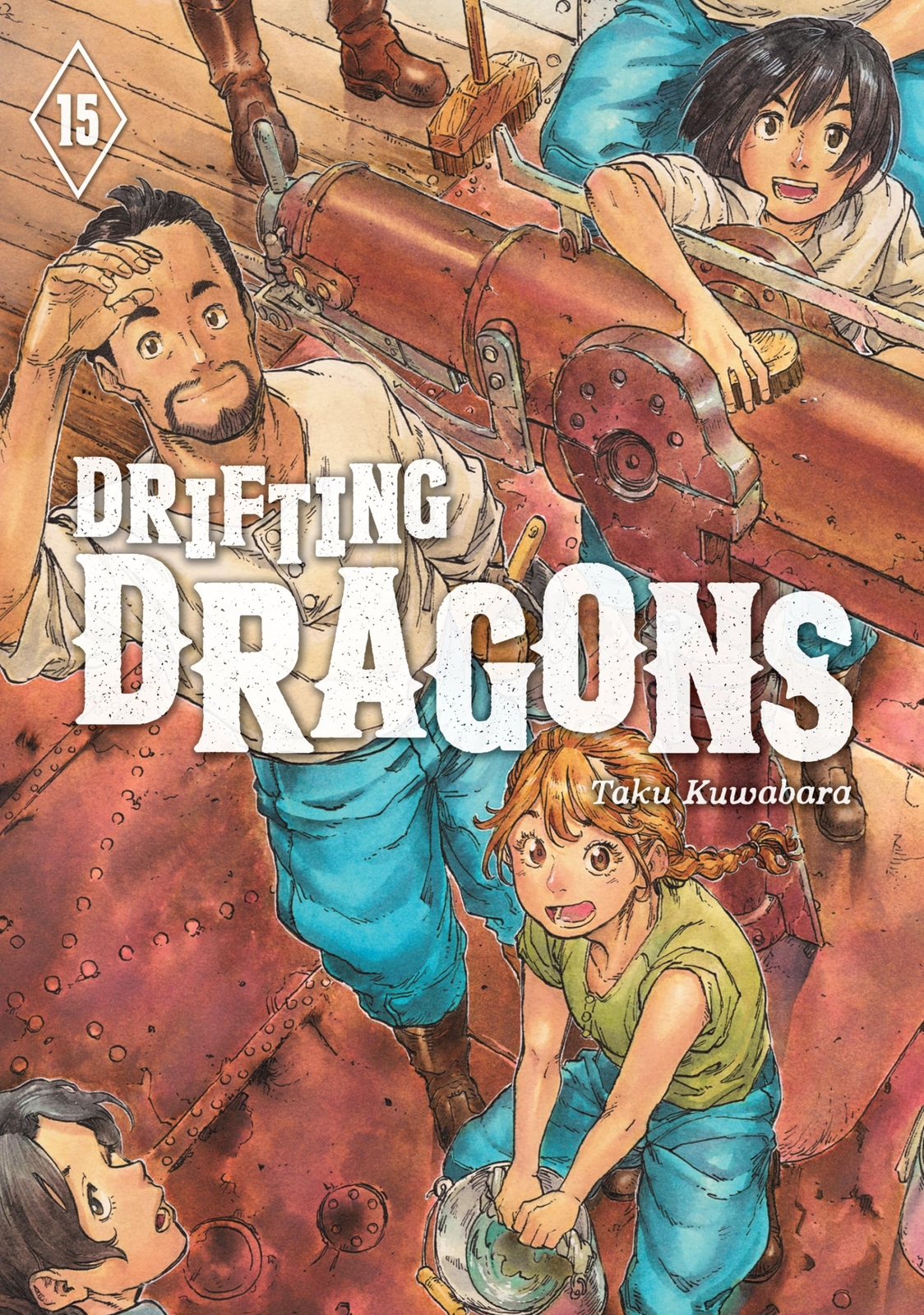 Taku Kuwabara Drifting Dragons 15 (Tascabile) Drifting Dragons