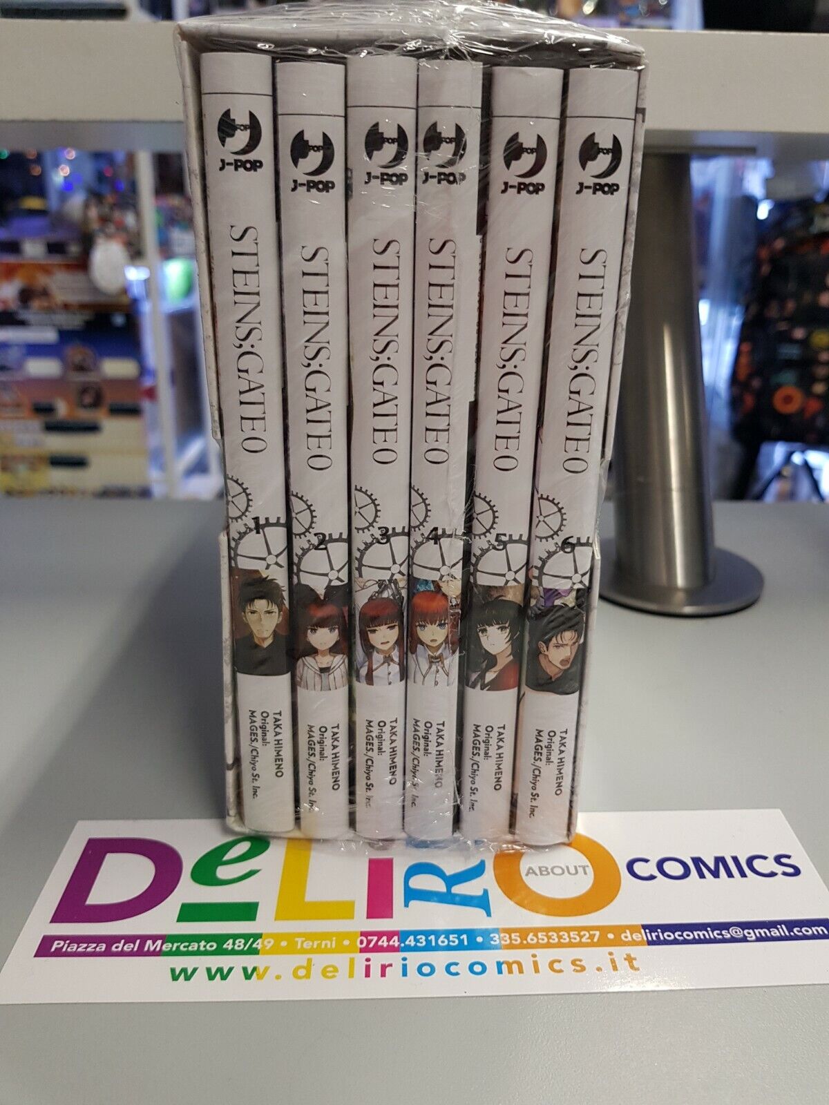 STEINS; GATE 0 BOX VOL.1-2-3-4-5-6 Ed.J-POP  SCONTO 5%