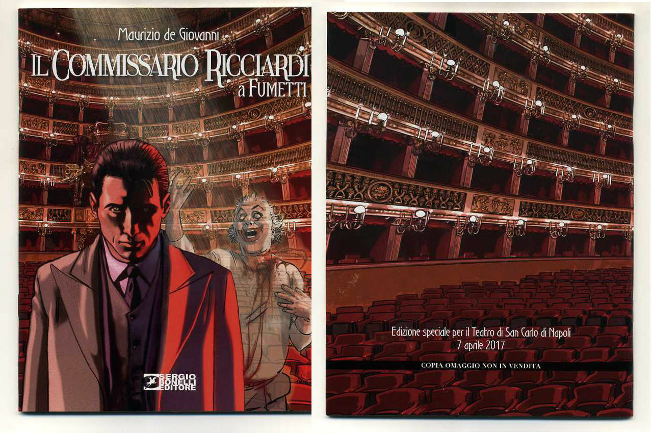 il commissario Ricciardi numero speciale per napoli comicon con autografi
