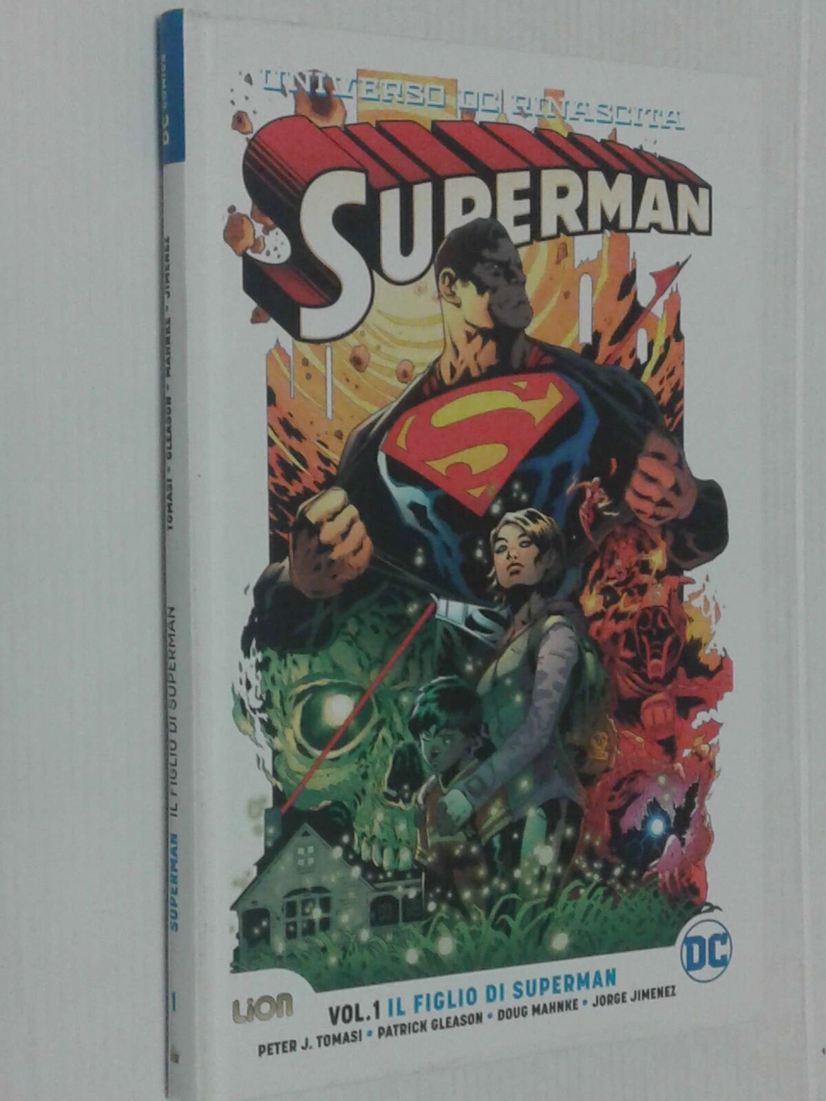 UNIVERSO DC RINASCITA- SUPERMAN- VOL. 1- limited edition- copia n° 210- CARTO...