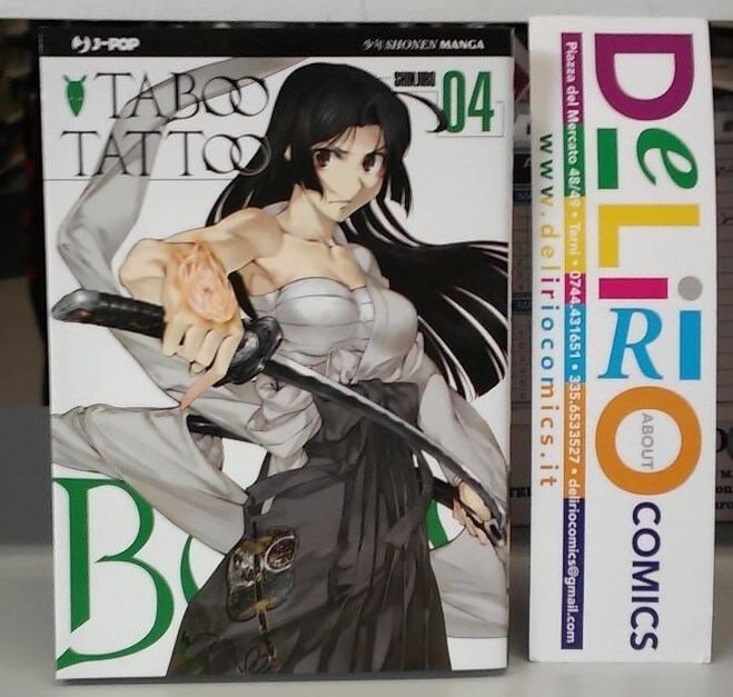 TABOO TATTOO N.4 Ed. J-POP SCONTO 5%