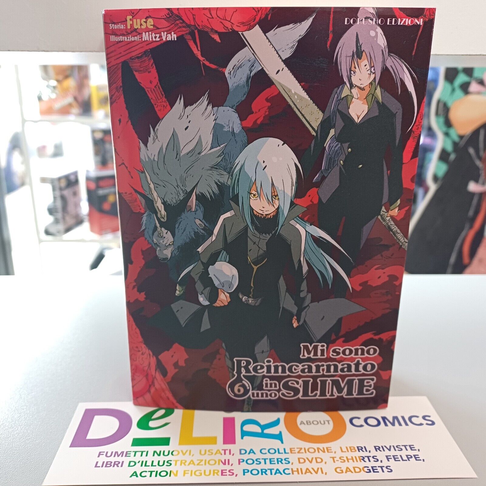 MI SONO REINCARNATO IN UNO SLIME N.6 COVER VARIANT Ed.DOKUSHO EDIZIONI SCONTO 5%