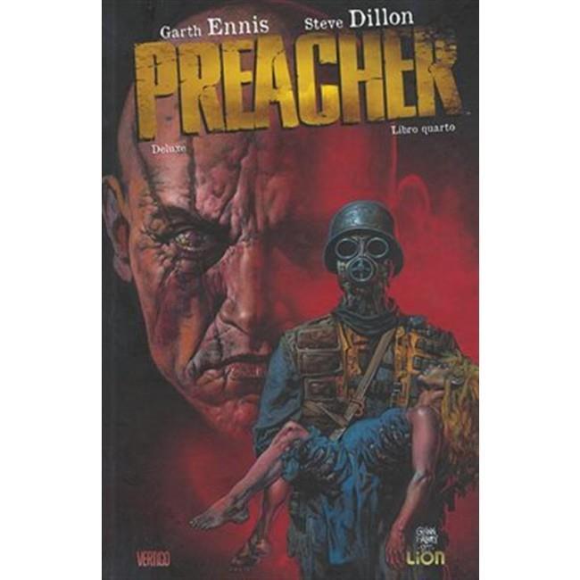 PREACHER 4 DELUXE - LIBRO QUARTO - GARTH ENNIS - STEVE DILLON - RW LION NUOVO