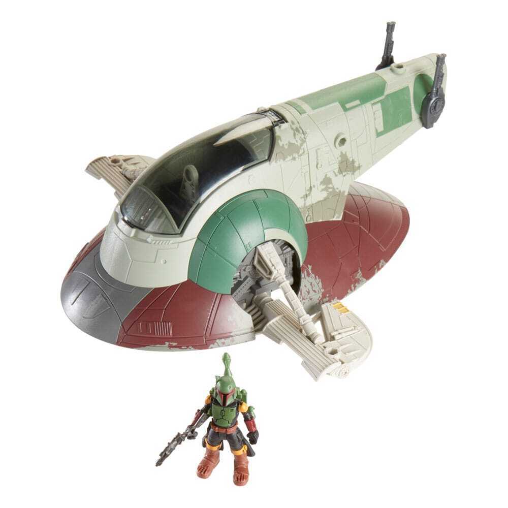 Star Wars Mission Fleet Fahrzeug Vehicle with Figure Firespray with Boba Fett 6