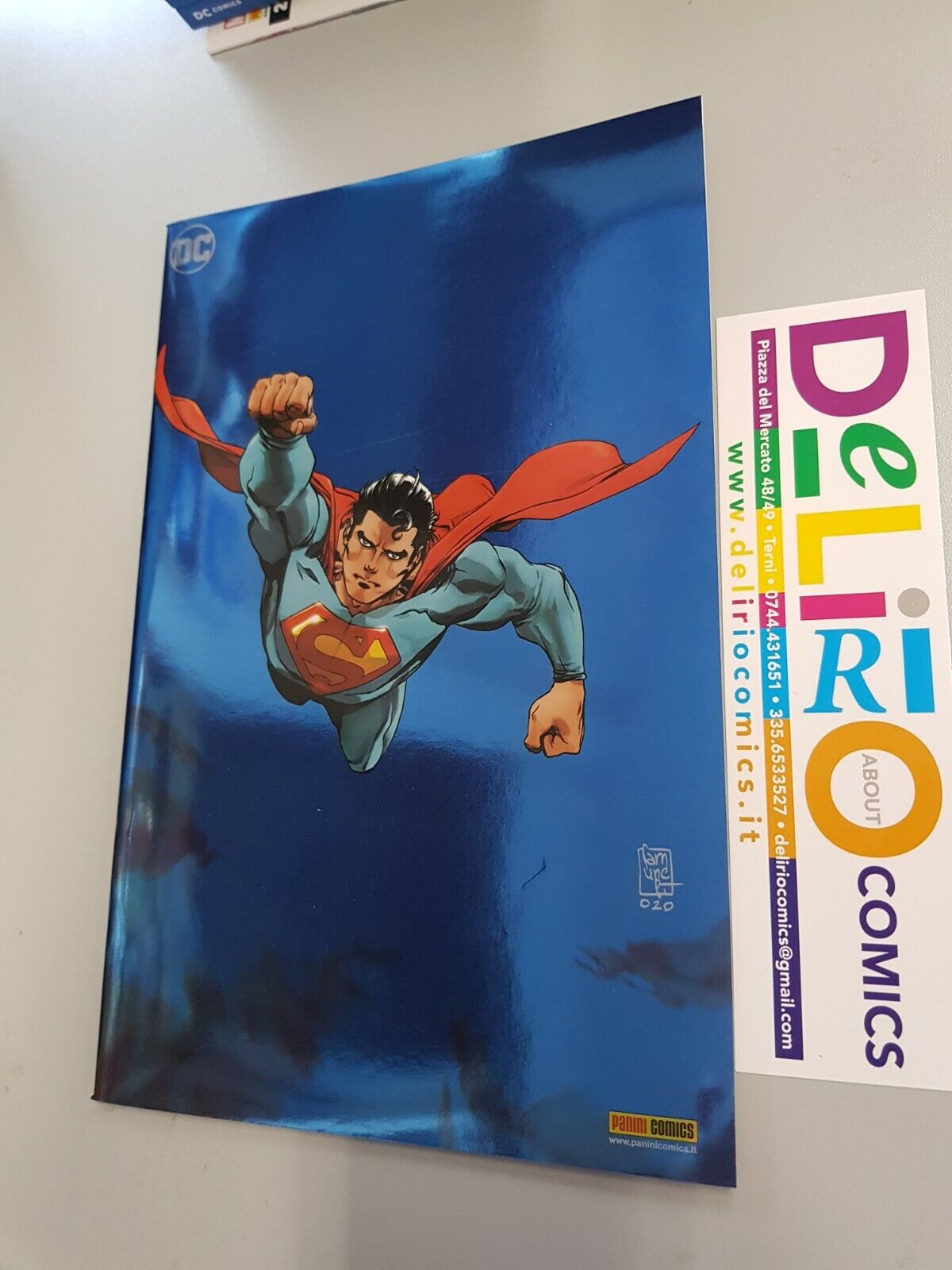 DC UNIVERSE SUPERMAN n.1 ALFA BLUE EDITION Ed. PANINI COMICS SCONTO 5%