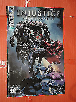 INJUSTICE-GODS AMONG US- serie regolare- N° 12- DI TAYLOR- SPILLATO- DC COMIC...