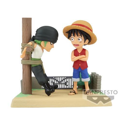 OP WCF LOG STORIES LUFFY & ZORO ONE PIECE FIGURE
