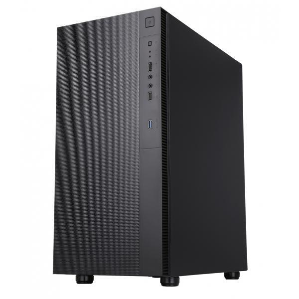 iTek Case SYLENT 03N, Mid-Tower, Fonoassorbente, Mesh - Nero