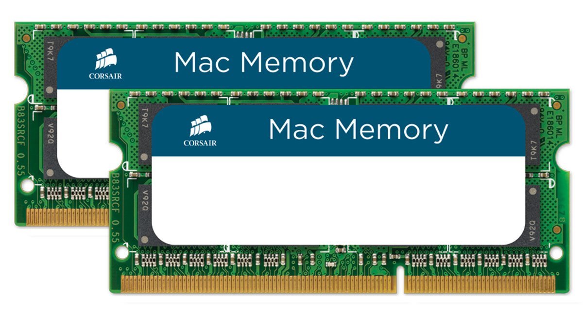 Corsair Mac Memory SODIMM 8GB (2x4GB) DDR3 1066MHz CL7 Memory for Mac Systems, A