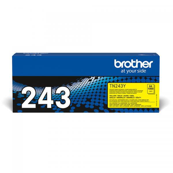 TONER BROTHER TN-243Y Giallo 1000PP X HL-L3210CW HL-L3230CDW HL-L3270CDW DCP-L35