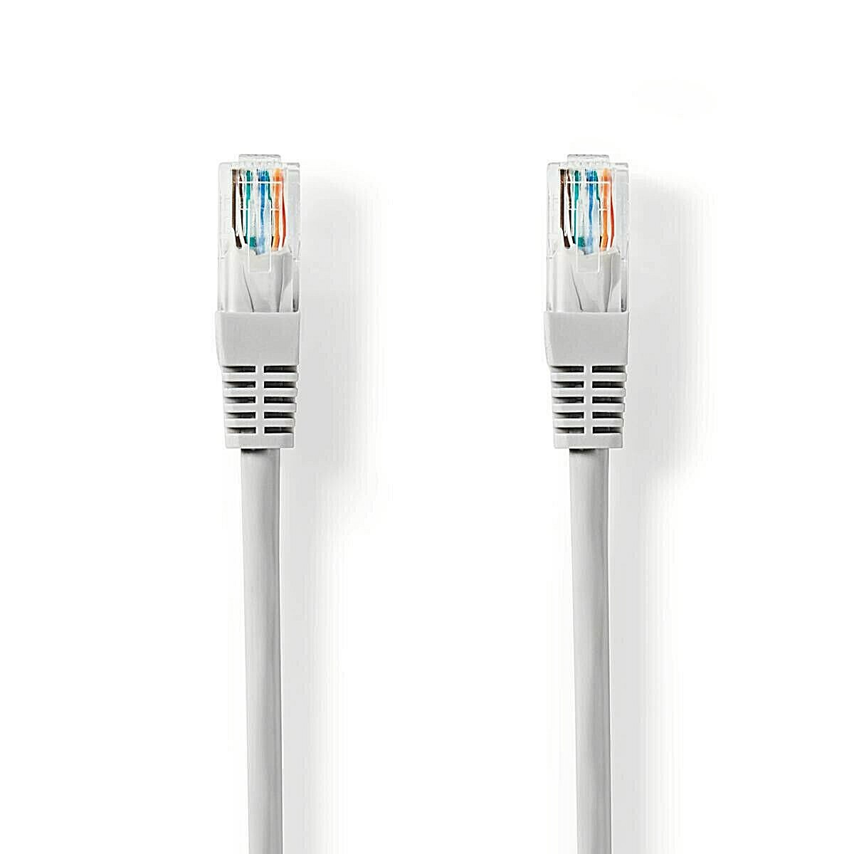 CAVO ETHERNET CAT5 RJ45 8P8C MASCHIO 5 METRI GRIGIO RETE LAN F/UTP PATCH CAT5E