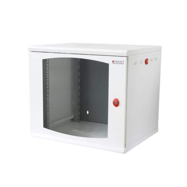 Armadio Rack 19'' a muro 16 unit&agrave; sezione unica prof. 600mm Bianco