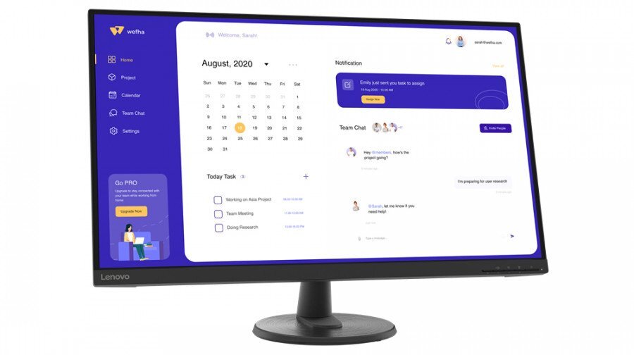Lenovo C32u-40 C32U-40 Monitor Led