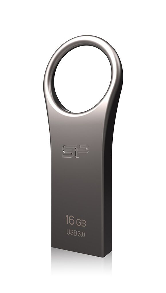 16GB Silicon Power gioiello J80 USB 3.0 Flash Drive - Titanium Edition