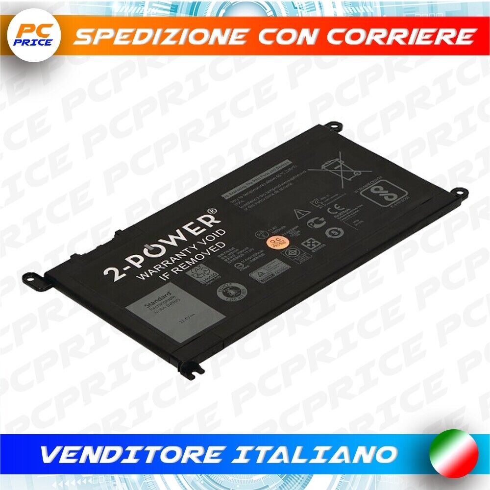 BATTERIA 2-POWER DELL VOSTRO 15 5581 VOSTRO 3580 VOSTRO 3580 2SP VOSTRO 3581