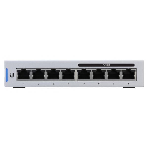 UniFi UBIQUITI Switch 8 porte LAN GIGABIT, 60Watt - US-8-60W - MANAGED 4P POE