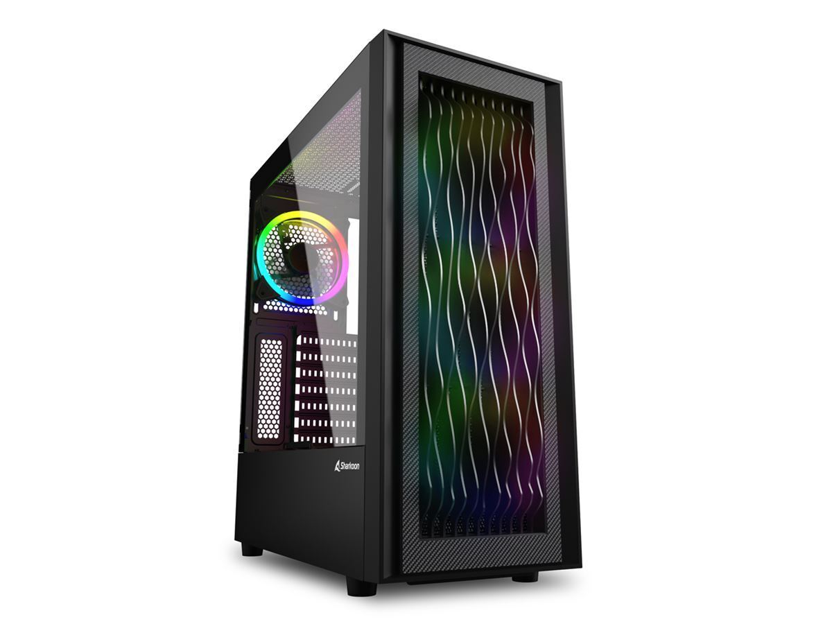SHARKOON CASE ATX RGB WAVE PANNELLO IN VETRO NO ALIM.