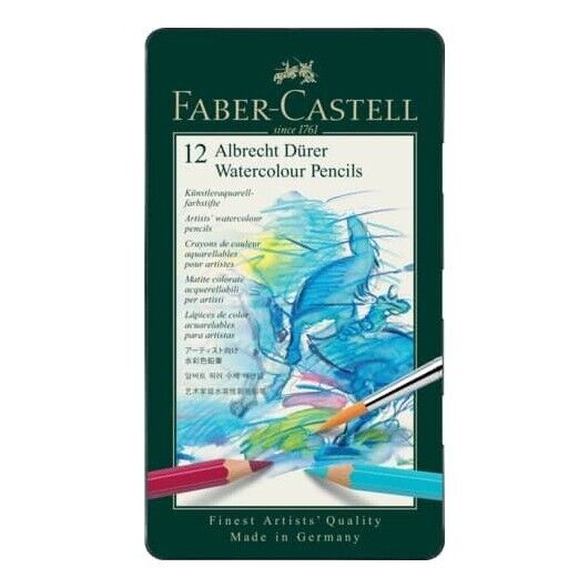 Matite acquerellabili Faber Castell Albrecht Dürer colori assortiti - conf. 12 p