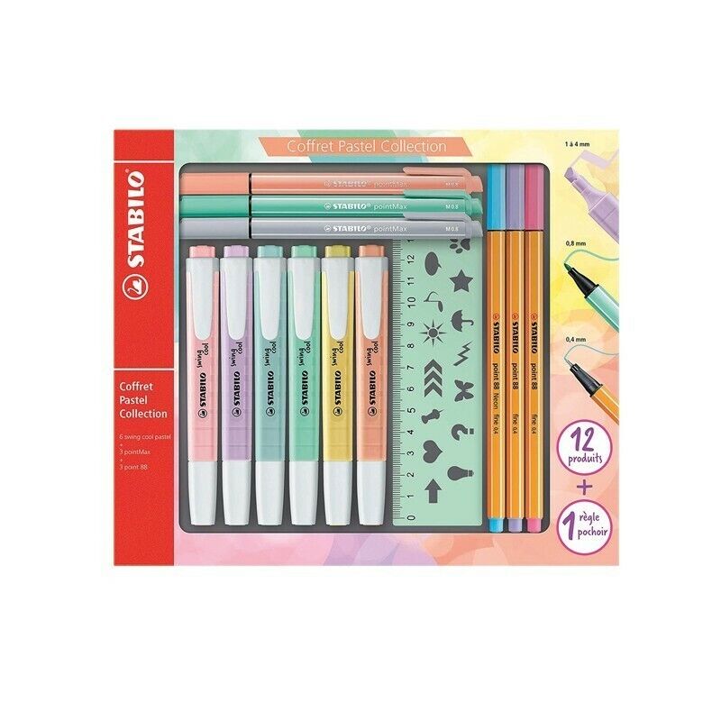 Expo Set coffret Pastel Collection - Stabilo