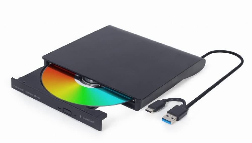 Gembird DVD-USB-03 External USB DVD Drive Black