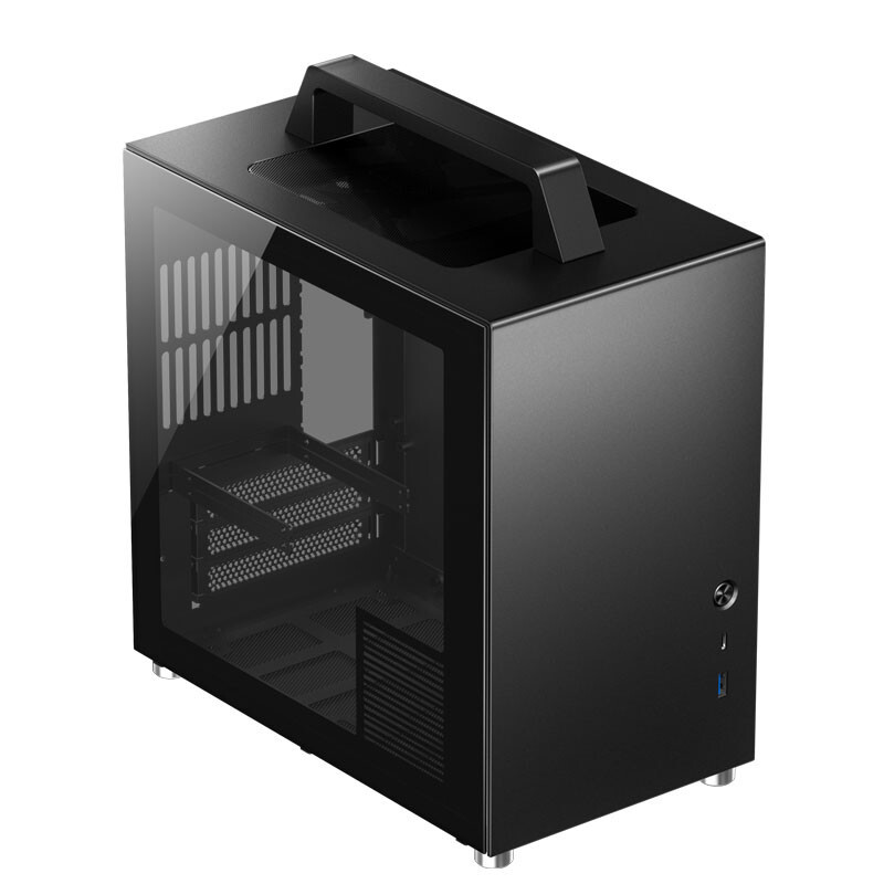 Jonsbo T8 PLUS Mini-ITX Gehäuse Tempered Glass nero 6970620551760