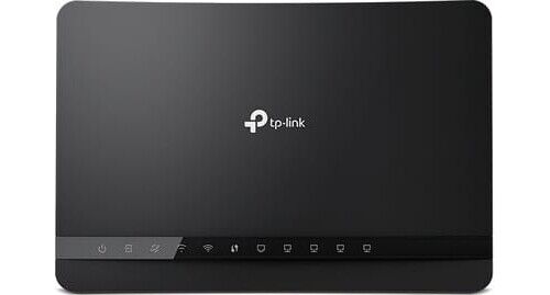 Router Wifi Tp Link Modem DSL Ethernet Wireless Dual Band Nero AC1200