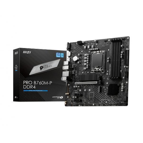 MSI PRO B760M-P DDR4 LGA 1700 MicroATX Intel Scheda Madre