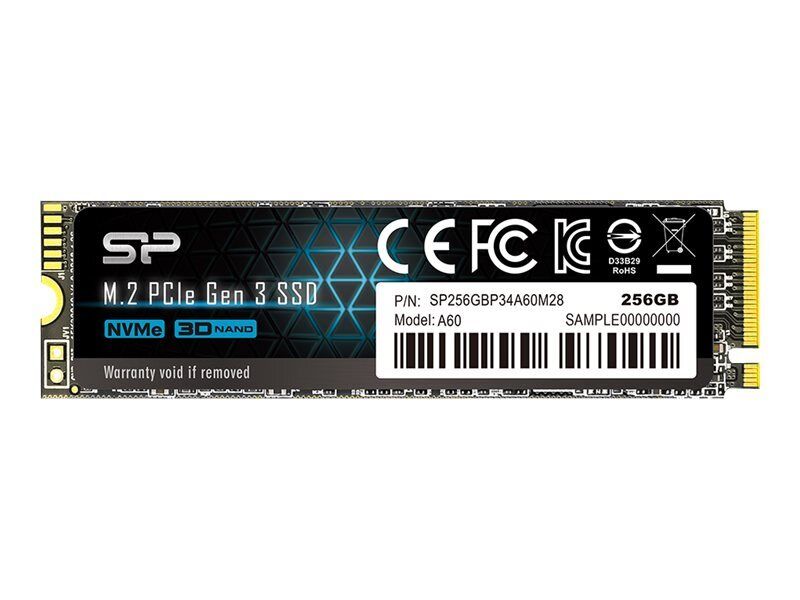 Silicon Power P34A60 256 GB M.2 2200 MB/s Solid State Disk SP256GBP34A60M28