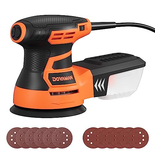 DOVAMAN ROS01A 350W Levigatrice Orbitale, 6 Velocità Variabili, 13000 (Y0y)