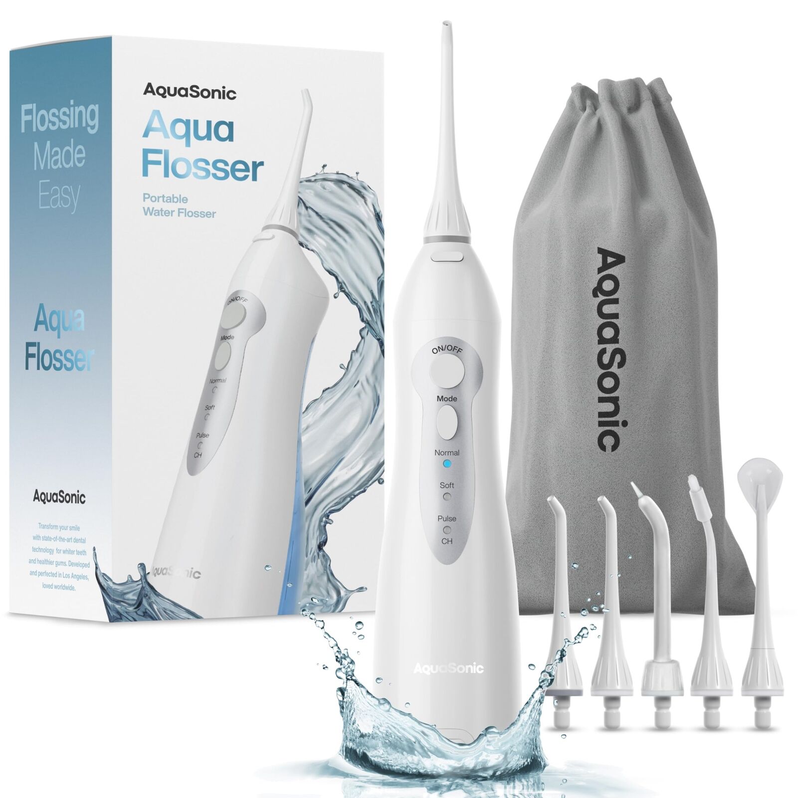 Aquasonic Aqua Flosser – Detergente professionale ricaricabile per (K9h)