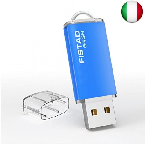 Chiavetta USB 64GB, Pen Drive Memoria USB Stick Flash Drive USB 2.0 64GB Thumb
