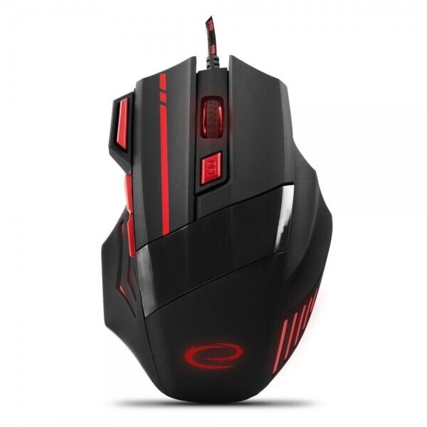 lotto stok MOUSE CABLATO ESPERANZA. PER GIOCATORI 7D OPT. USB MX201 LUPO ROSSO
