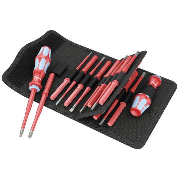 Wera 5059041001  Kraftform Kompakt VDE Stainless 17 extra slim 1 VDE Kit cacciav