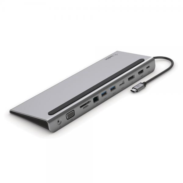 Belkin Hub Multimediale 11 in 1 USB-C (Notebook Dock/Port Replicator - Wired Usb