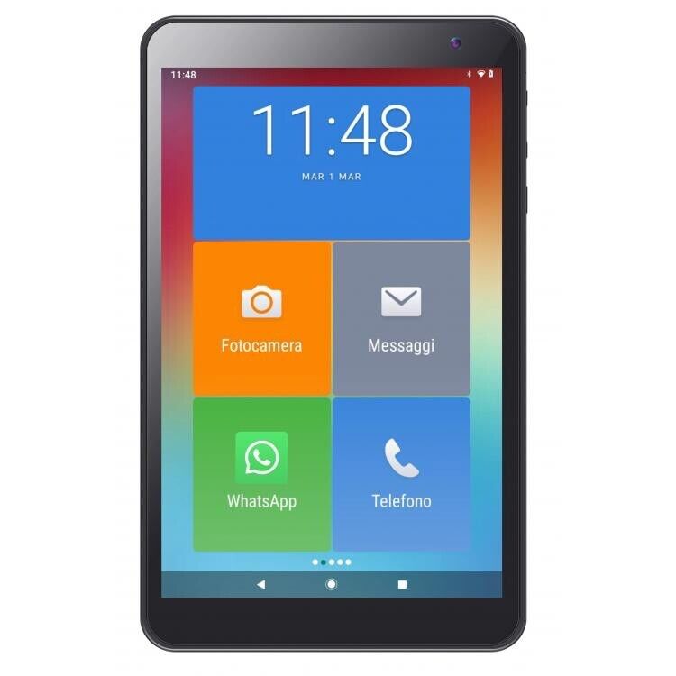 MAJESTIC TABLET SENIOR POLDO 10.1"  3GB/32GB QCORE WIFI 4G LTE NERO