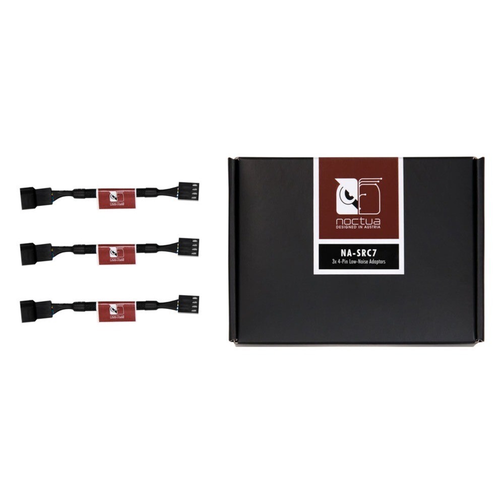 Noctua NA-SRC7 Kit Composto da 3 Low Noise Adaptor per Ventola PWM