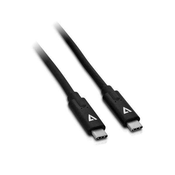 V7 - Cables CAVO USB-C M A USB-C M 2M 2 METRI NERO