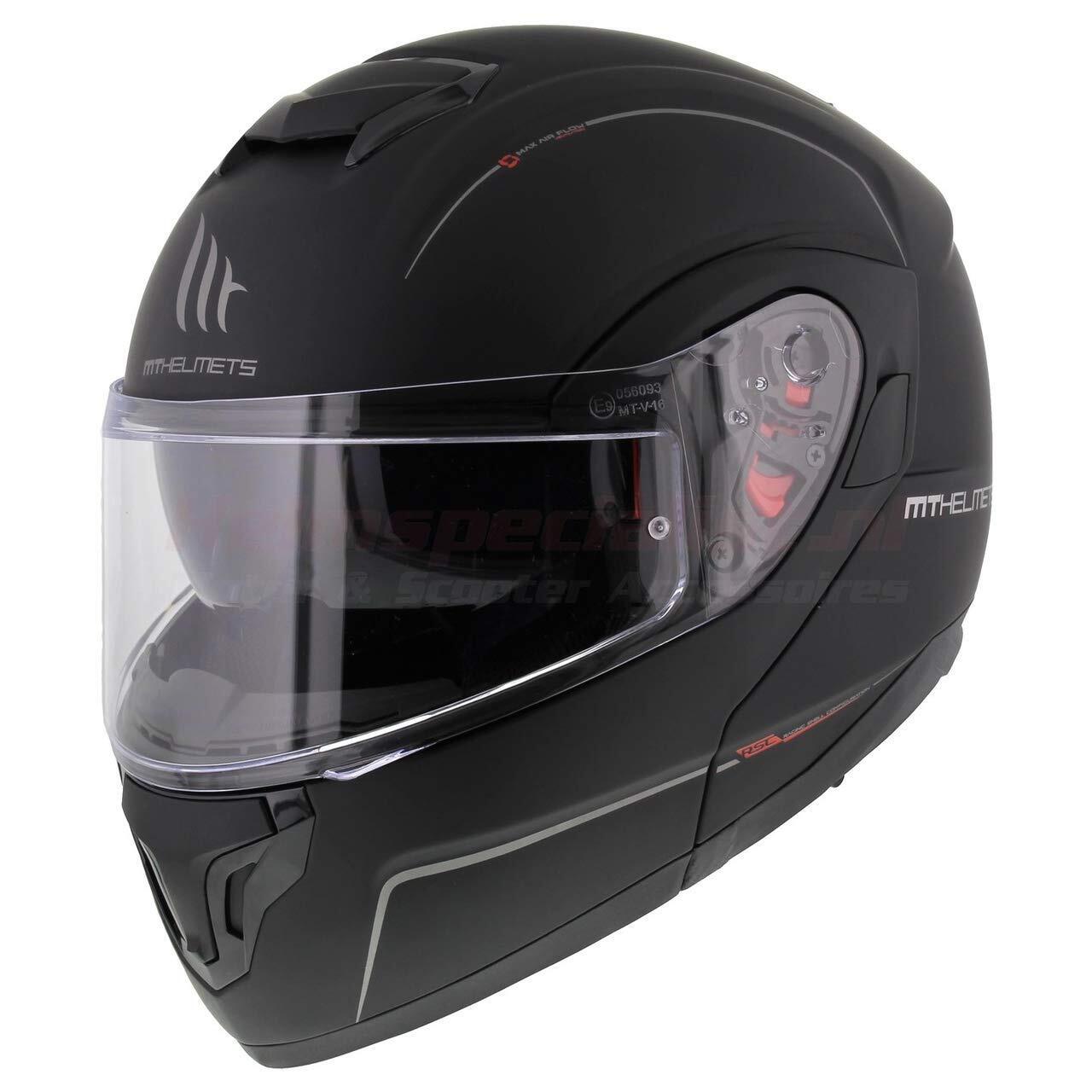 Mt Helmets Atom Sv Solid Matt Black Xs (f8m)