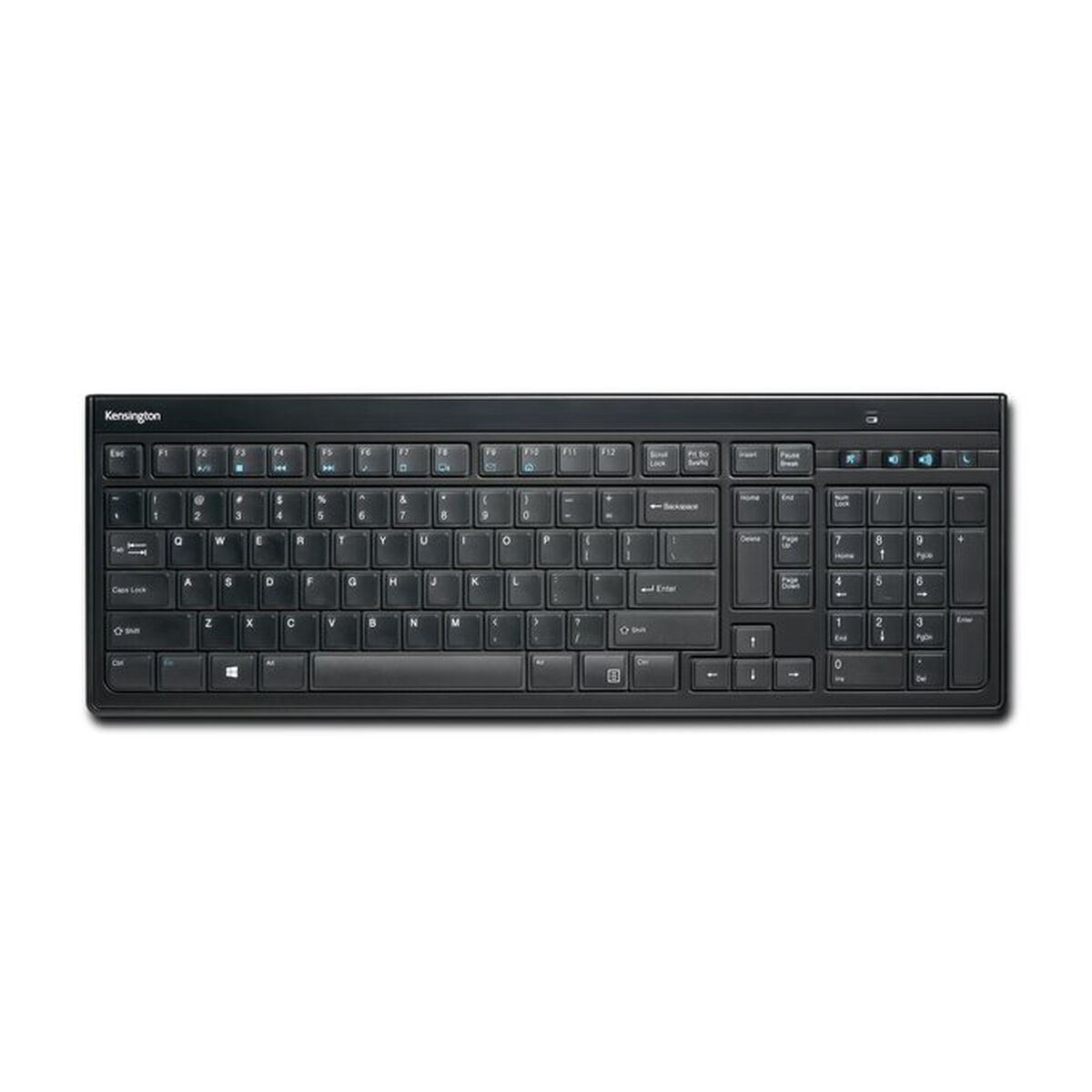 Tastiera Kensington K72344ES Qwerty in Spagnolo Nero Multicolore Spagnolo QWE