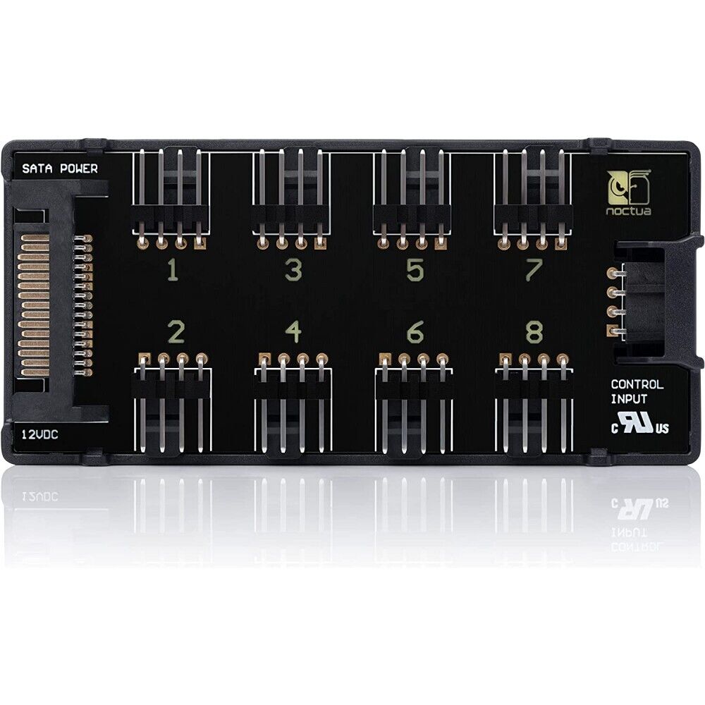 Noctua NA-FH1, Hub Ventola a 8 Canali per Un Massimo di Otto Ventole PWM a 4 Pin