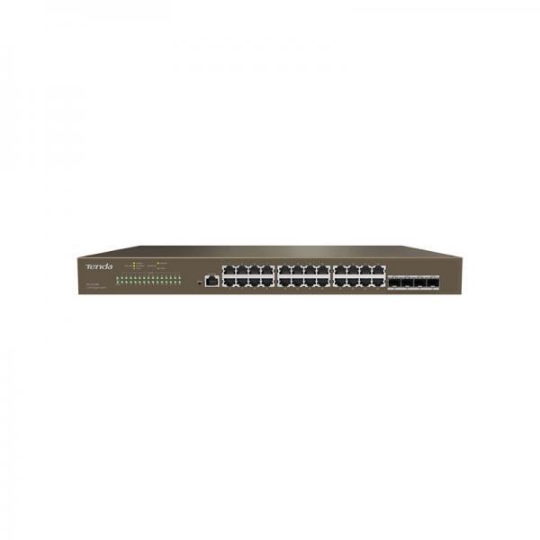 SWITCH TENDA 24P GBT +4P SFP+1P L3 1U 19