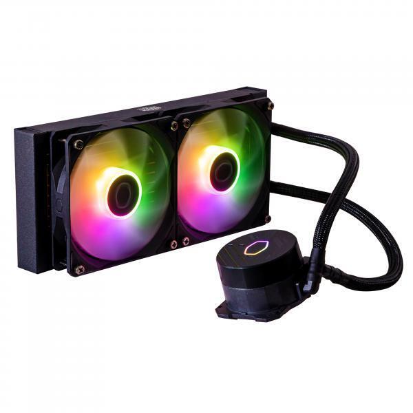 Cooler Master MasterLiquid 240L Core ARGB Processore Liquid cooling kit 12 cm Ne