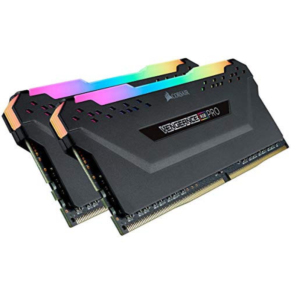 Corsair Vengeance RGB PRO Black DDR4-RAM 3600 MHz 2x 8GB memoria - NUOVO