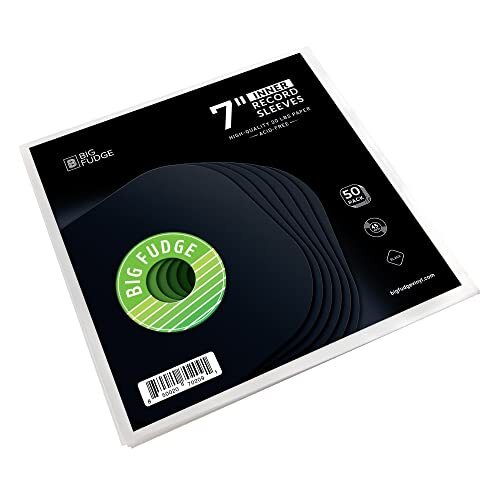 Big Fudge Edizione speciale nera | Buste interne per dischi in vinile (K9l)