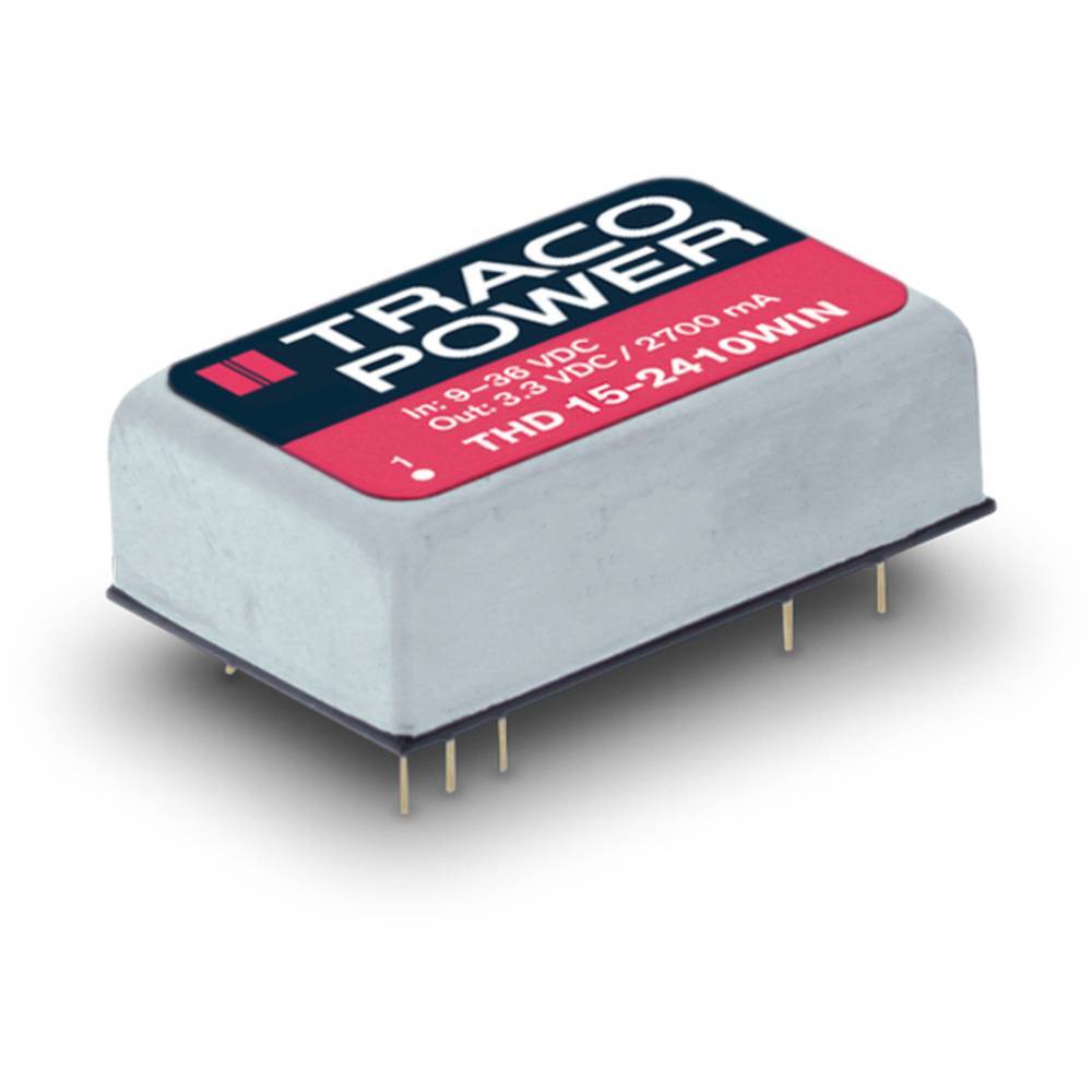 TracoPower THD 15-2422WIN Convertitore DC/DC da circuito stampato 24 V/DC 12