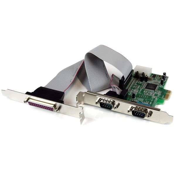 StarTech.com Scheda combo seriale/parallela PCI Express nativa 2S1P con 16550 UA