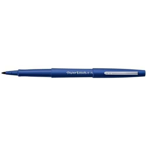Paper mate nylon pennino large colore blu conf. da 12 pz