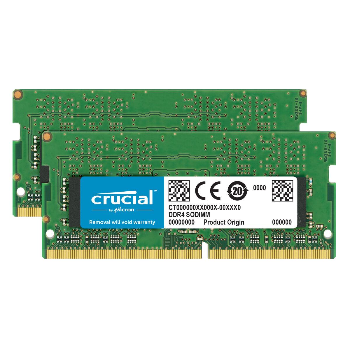 Crucial 2x16GB DDR4 memoria 32 GB 2400 MHz (Crucial - DDR4 - kit - 32 GB: 2 x 16